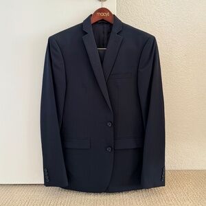 Bar III Extra Slim Dark Navy Suit Size 40R (Jacket) 32/30 (Pant)